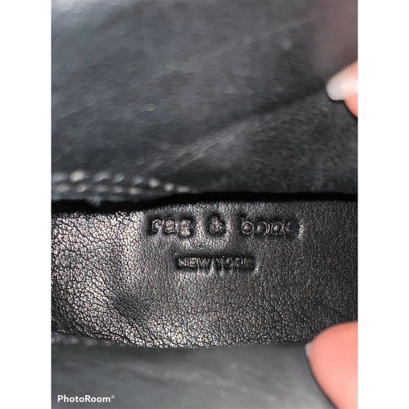 Rag & bone‎ harrow booties black white suade 36 (5) - Picture 7 of 7